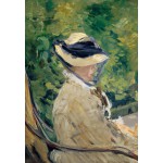 Puzzle   Edouard Manet : Madame Manet à Bellevue, 1880