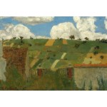 Puzzle   Edouard Vuillard : Paysage d'Ile de France, 1894