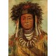 George Catlin : Chef Indien - Ojibbeway, 1843
