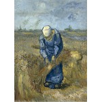Puzzle   Pièces Magnétiques - Vincent Van Gogh: Femme Paysan d'après Millet