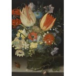 Puzzle   Pièces XXL - Peter Binoit: Nature Morte avec des Tulipes, 1623