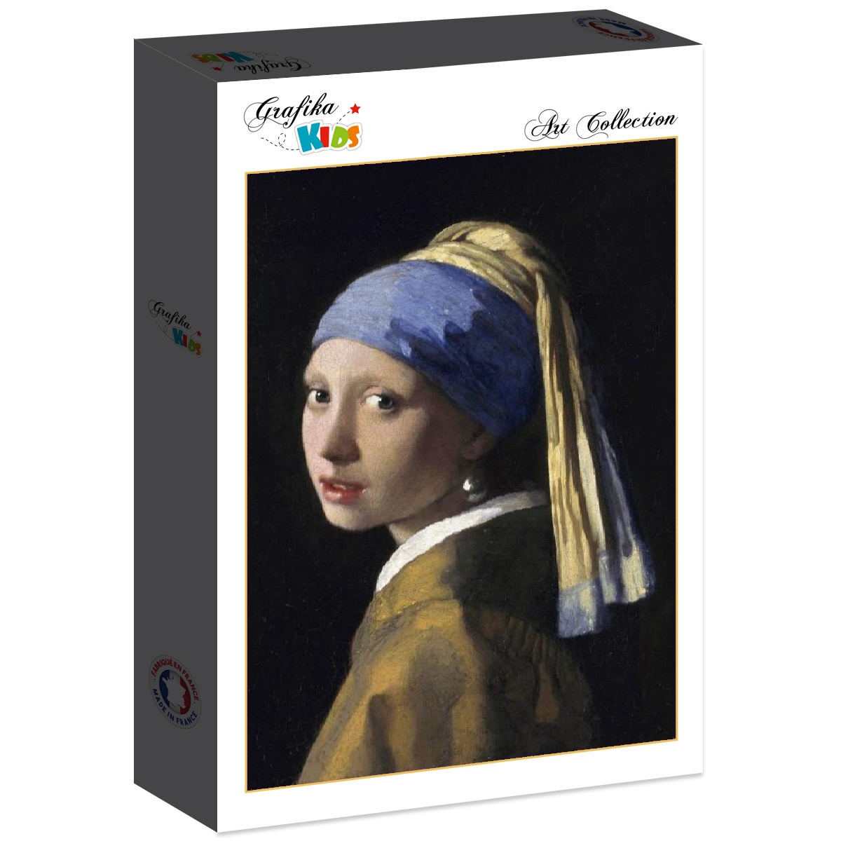 Puzzle Vermeer Johannes : La Jeune Fille à la Perle, 1665 Grafika-F-32016  204 pièces Puzzles - Art pour les enfants - /Planet'Puzzles