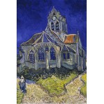Puzzle   Vincent Van Gogh : L'église d'Auvers-sur-Oise, 1890
