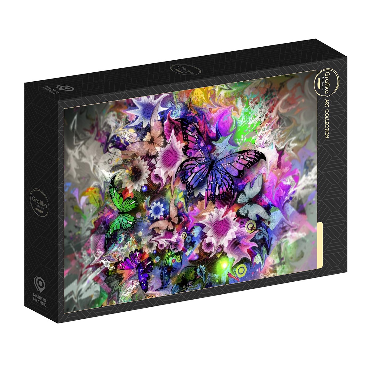 Puzzle Fleurs et Papillons de Printemps Grafika-03001-P 3000 pièces Puzzles  - Forêts, Fleurs et Jardins