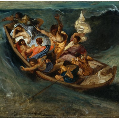 Puzzle Grafika-00777 Delacroix Eugène : Christ sur la Mer de Galilée, 1841