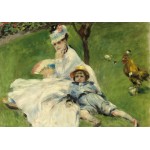 Puzzle   Auguste Renoir : Madame Monet et son Fils, 1874