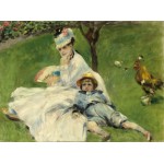 Puzzle   Auguste Renoir : Madame Monet et son Fils, 1874
