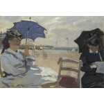 Puzzle   Claude Monet - The Beach at Trouville, 1870