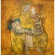 Egon Schiele : Mère avec Deux Enfants II, 1915