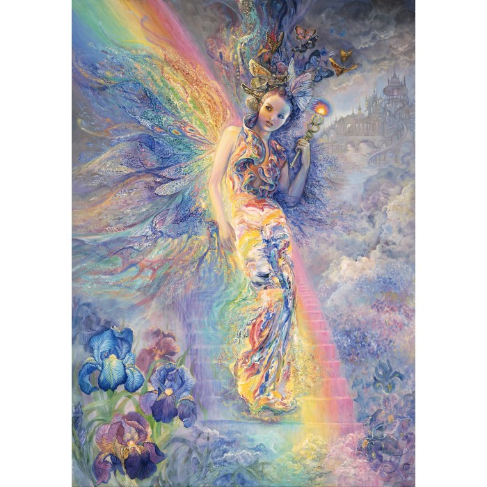 Puzzle Grafika-F-30037 Josephine Wall - Iris, Keeper of the Rainbow