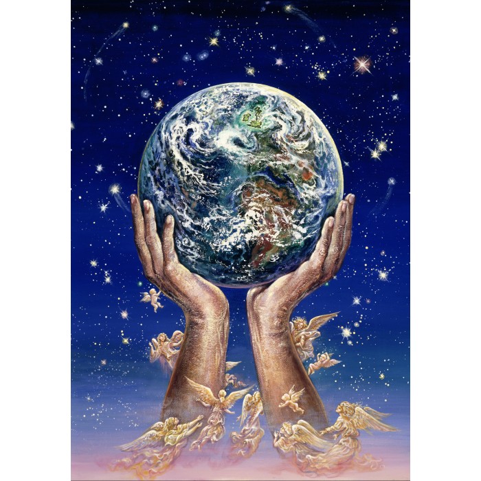 Puzzle Grafika-F-30039 Josephine Wall - Hands of Love