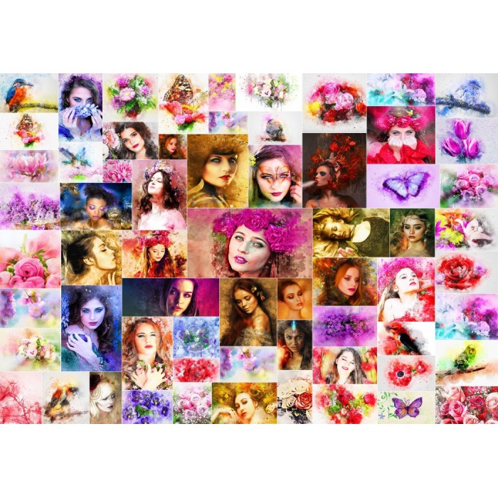 Puzzles Rêverie avec les Princesses Disney - 3 x 49 Pièces