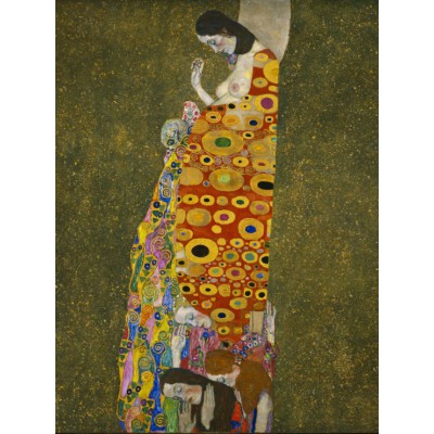 Puzzle Grafika-F-30105 Gustav Klimt : L'Espoir II, 1907-1908