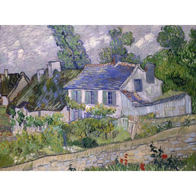 Puzzle Grafika-F-30171 Van Gogh Vincent : Maison à Auvers, 1890