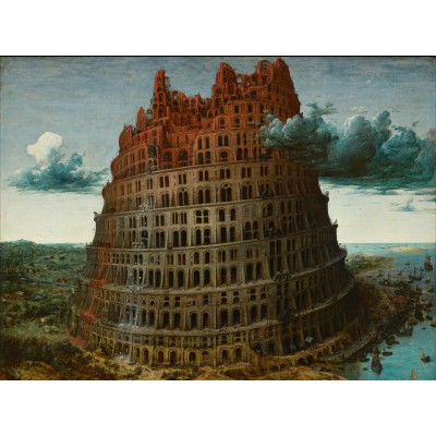 Puzzle Grafika-F-30174 Brueghel Pieter l'ancien - La Tour de Babel