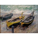 Puzzle  Grafika-F-30185 Claude Monet : Trois bateaux de Pêche, 1886
