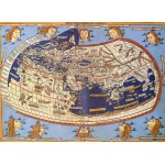 Puzzle  Grafika-F-30242 Claudius Ptolemy: Carte du Monde, 1482