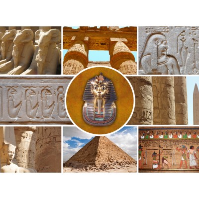Puzzle Grafika-F-30406 Collage - Egypte