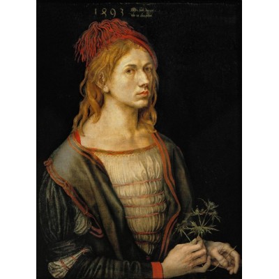 Puzzle Grafika-F-30476 Albrecht Dürer - Auto-Portrait, 1493