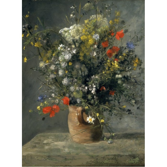 Puzzle Grafika-F-30518 Auguste Renoir : Fleurs dans un Vase, 1866
