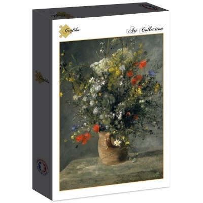 Puzzle Grafika-F-30518 Auguste Renoir : Fleurs dans un Vase, 1866