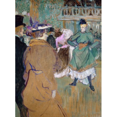 Puzzle Grafika-F-30560 Henri de Toulouse-Lautrec : Quadrille au Moulin Rouge, 1892