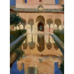Puzzle  Grafika-F-30592 Joaquin Sorolla y Bastida : Hall des Ambassadeurs, Alhambra, Grenade, 1909