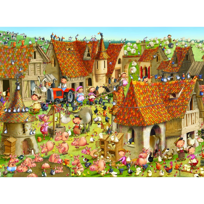 Puzzle  Grafika-F-30606 François Ruyer - Ferme 2