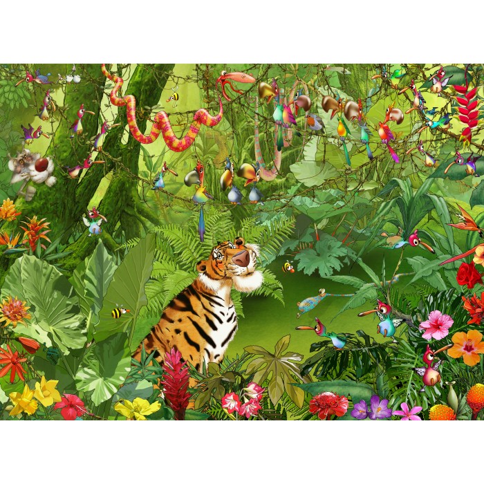 Puzzle  Grafika-F-30735 François Ruyer - La Jungle 3