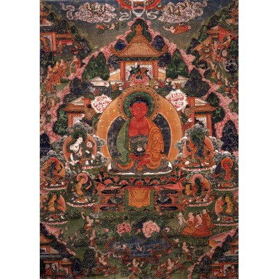 Puzzle Grafika-F-32272 Buddha Amitabha in His Pure Land of Suvakti