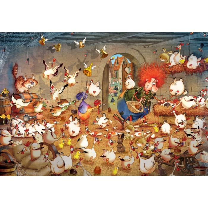 Puzzle  Grafika-F-32685 François Ruyer - Sorcière de Pâques