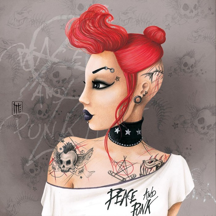 Puzzle  Grafika-F-32718 Misstigri - Punk