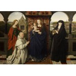 Puzzle  Grafika-F-32816 Jan van Eyck - Virgin and Child, with Saints and Donor, 1441
