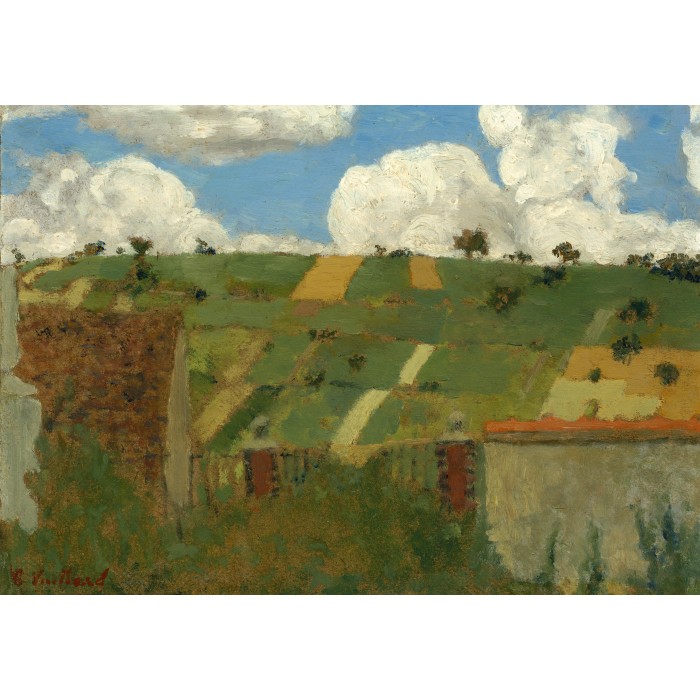 Puzzle Grafika-F-32848 Edouard Vuillard : Paysage d'Ile de France, 1894