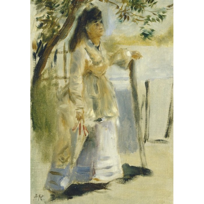 Auguste Renoir : Femme à la Barrière, 1866