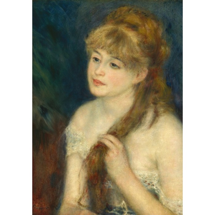 Auguste Renoir : Jeune Femme Tressant ses Cheveux, 1876