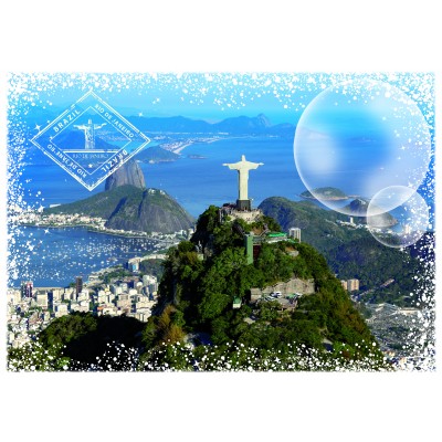 Puzzle Grafika-F-33013 Travel around the World - Brésil
