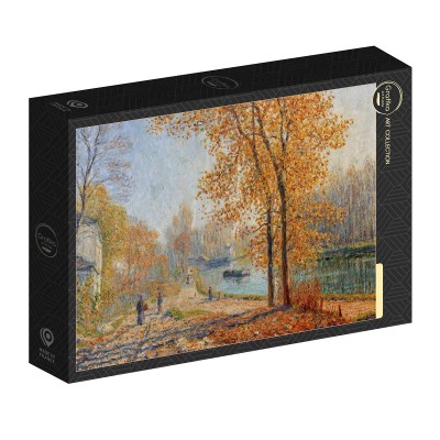 Puzzle Grafika-F-33401 Francis Picabia - Les Bords du Loing, Effet d'Automne le Matin à Moret, 1904