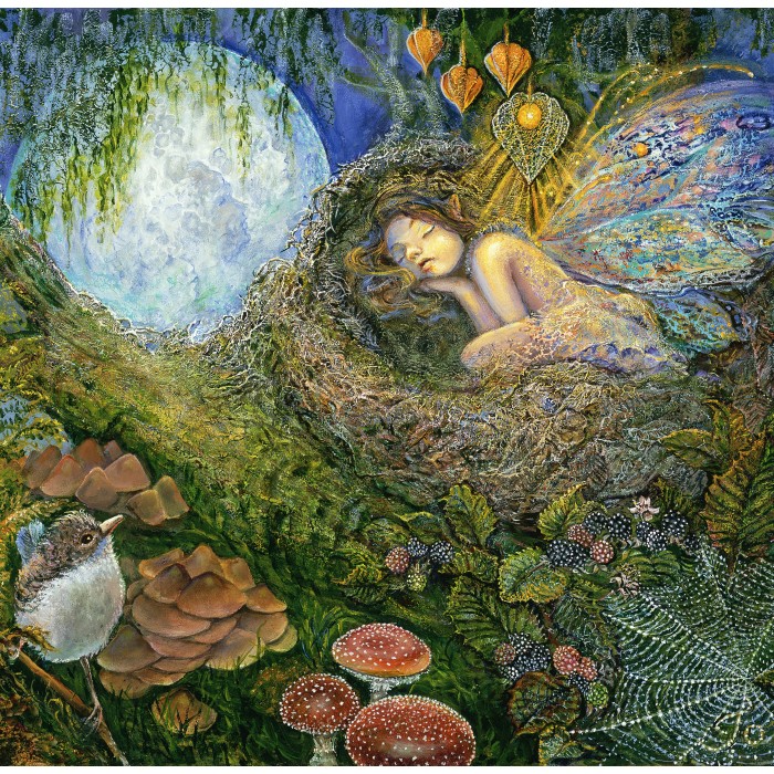 Puzzle  Grafika-F-33484 Josephine Wall - Fairy Nest