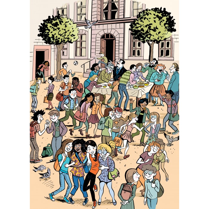 Puzzle  Grafika-F-33630 Le Monde de Lucrèce - La Fête de Fin d'Année