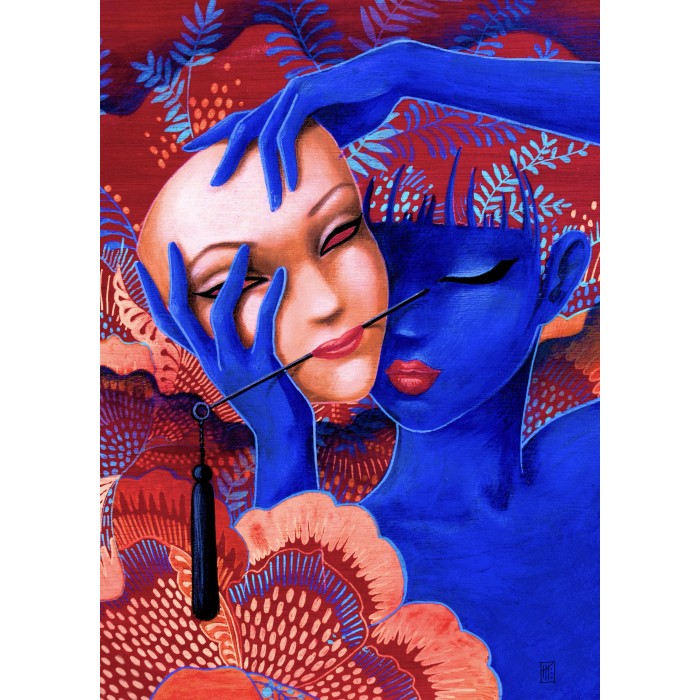 Puzzle  Grafika-F-33675 Bas les Masques