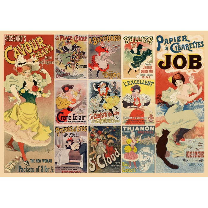 Puzzle  Grafika-F-33696 Georges Meunier - Les Affiches