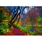 Puzzle   Forêt d'Automne Stylisée