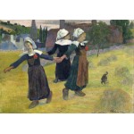 Puzzle   Gauguin Paul : Danse Bretonne des Filles à Pont Aven, 1888