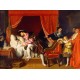 Jean-Auguste-Dominique Ingres : François Ier reçoit les derniers soupirs de Léonard de Vinci, 1818