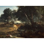 Puzzle   Jean-Baptiste-Camille Corot : Forêt de Fontainebleau, 1834