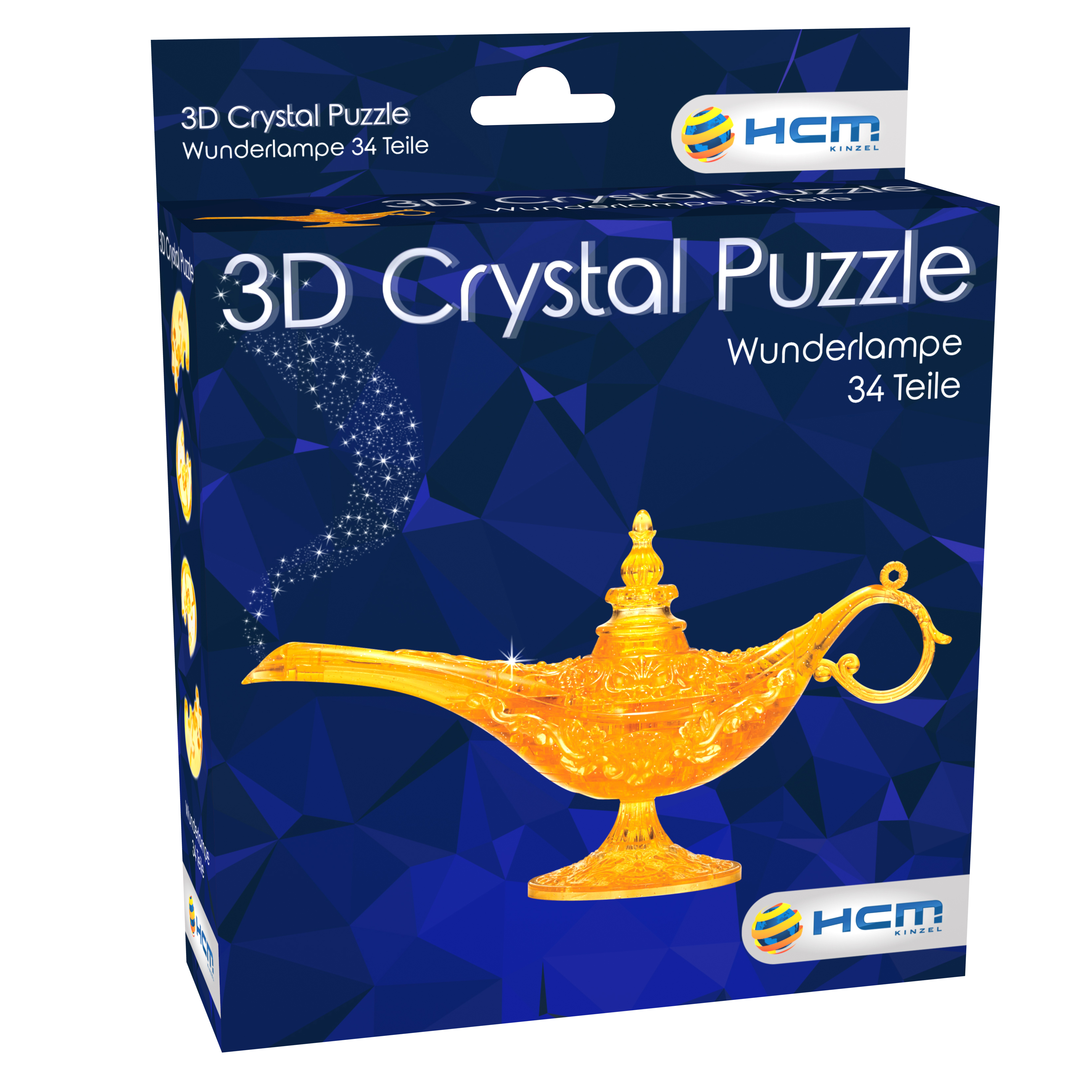 3D Crystal Puzzle - La Lampe Magique d'Aladdin HCM-Kinzel-59186 34 pièces  Puzzles - Déco et Objets