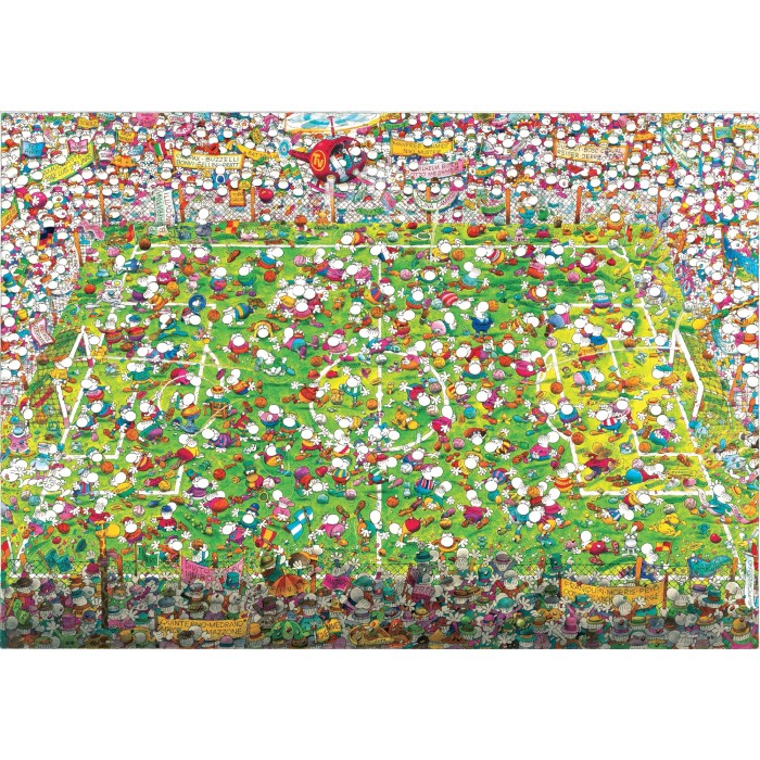 Puzzle  Heye-29072 Mordillo : Folle coupe du monde