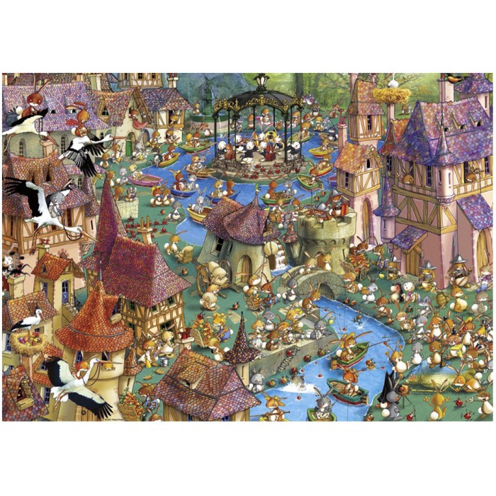 Puzzle Heye-29496 Ruyer : Bunnytown