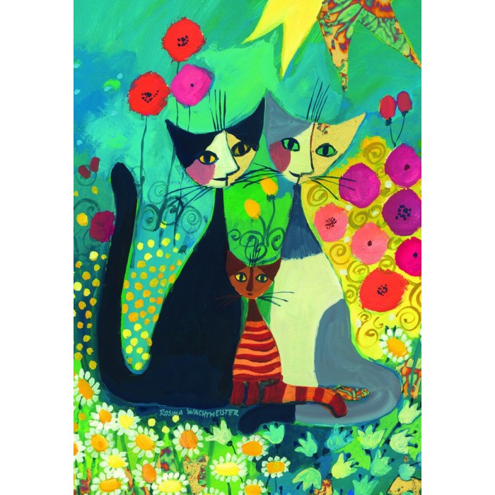 Puzzle Heye-29616 Rosina Wachtmeister : le parterre de fleurs